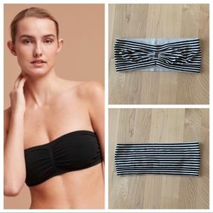 3/$25 - Aritzia Wilfred striped bandeau